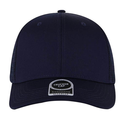 HWSN 509Toolmart GiftsSWIFT - Santhome 6 Panel Trucker Cap - Navy Blue