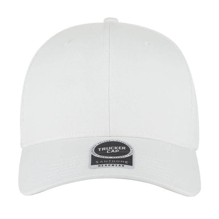 HWSN 508Toolmart GiftsSWIFT - Santhome 6 Panel Trucker Cap - White