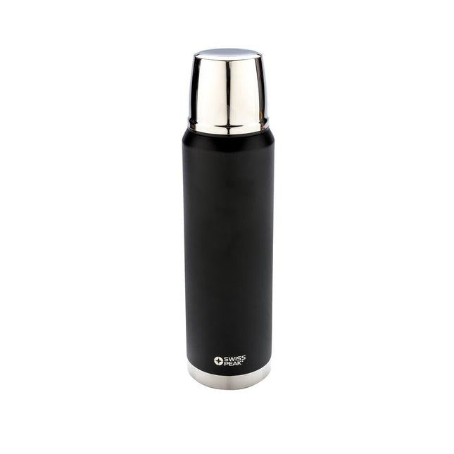 DWSW 101Toolmart GiftsSwiss Peak ELITE - 1 L Copper Vacuum Flask - Black