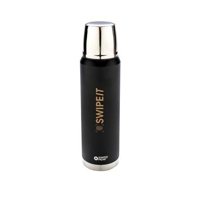 DWSW 101Toolmart GiftsSwiss Peak ELITE - 1 L Copper Vacuum Flask - Black