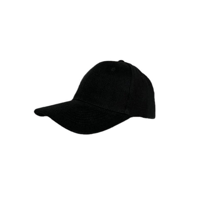 HWSN 521Toolmart GiftsTARTU - 6 Panel Heavy Brushed Cotton Cap - Black