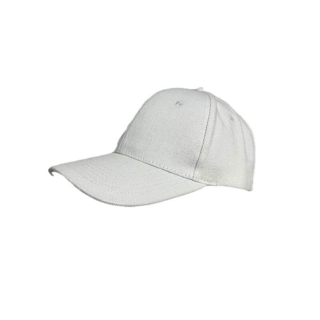 HWSN 522Toolmart GiftsTARTU - 6 Panel Heavy Brushed Cotton Cap - White