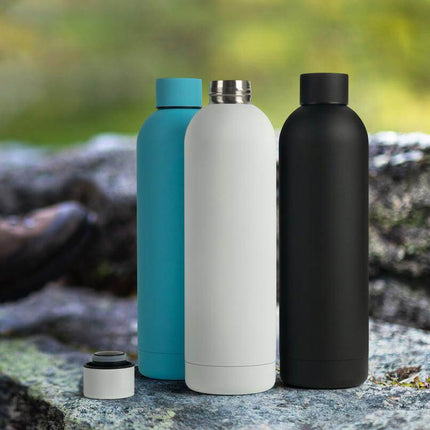 DWGL 3103Toolmart GiftsTAUNUS - Soft Touch Insulated Water Bottle - 750ml - Aqua Blue