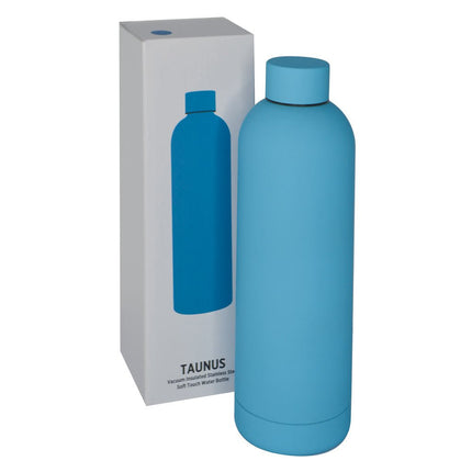 DWGL 3103Toolmart GiftsTAUNUS - Soft Touch Insulated Water Bottle - 750ml - Aqua Blue