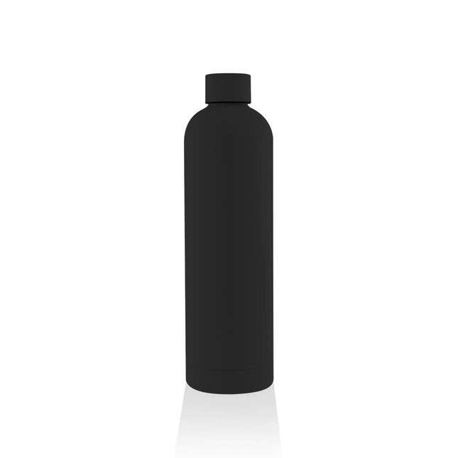 DWGL 3101Toolmart GiftsTAUNUS - Soft Touch Insulated Water Bottle - 750ml - Black