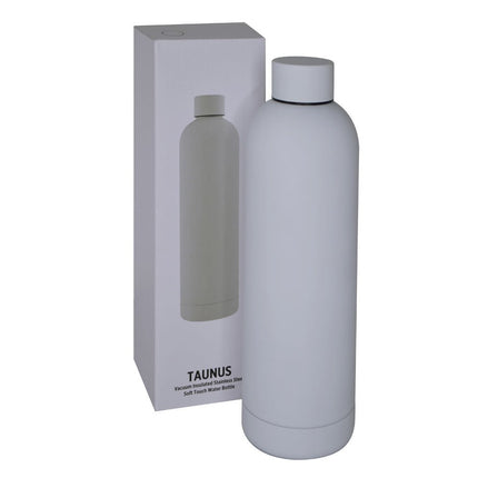 DWGL 3102Toolmart GiftsTAUNUS - Soft Touch Insulated Water Bottle - 750ml - White