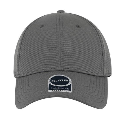 HWSN 506Toolmart GiftsTITAN - Santhome Recycled 6 Panel Adjustable Cap - Dark Grey