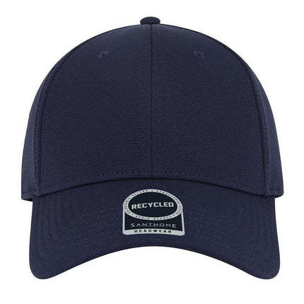 HWSN 503Toolmart GiftsTITAN - Santhome Recycled 6 Panel Adjustable Cap - Navy Blue