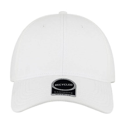 HWSN 501Toolmart GiftsTITAN - Santhome Recycled 6 Panel Adjustable Cap - White