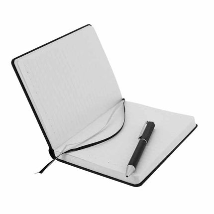 GSSN 403Toolmart GiftsTOMAR - SANTHOME Set Of PU Thermo Notebook And Pen - Black