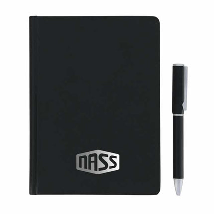 GSSN 403Toolmart GiftsTOMAR - SANTHOME Set Of PU Thermo Notebook And Pen - Black