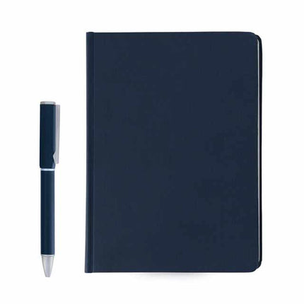 GSSN 404Toolmart GiftsTOMAR - SANTHOME Set Of PU Thermo Notebook And Pen - Blue