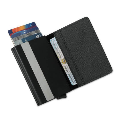 CHSN 1177Toolmart GiftsTORINO - SANTHOME RFID Sliding Card Holder - Black