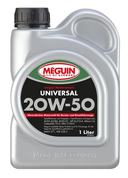 Meguin, 4384, megol Motorenoel Universal | SAE 20W-50