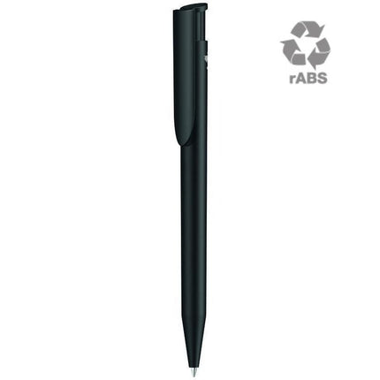 WIPP 5176Toolmart GiftsUMA HAPPY RECY Recycled Plastic Pen - Black