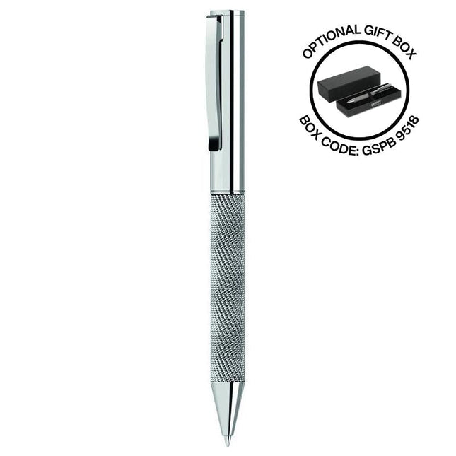 WIMP 5173Toolmart GiftsUMA - MESH Premium Metal Ballpoint Pen - Silver