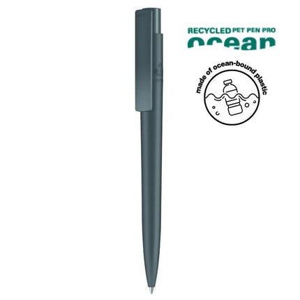 WIPP 5193Toolmart GiftsUMA PRO F OCEAN Recycled Plastic Pen - Dark Grey