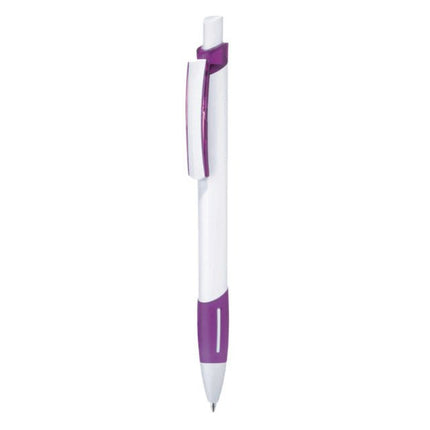 PP 242 - PurpleToolmart GiftsUMA STRIPE Plastic Pen Purple