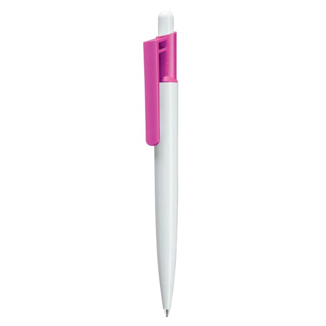 PP 271 - White/PinkToolmart GiftsUMA VITAN Plastic Pen - White/Pink