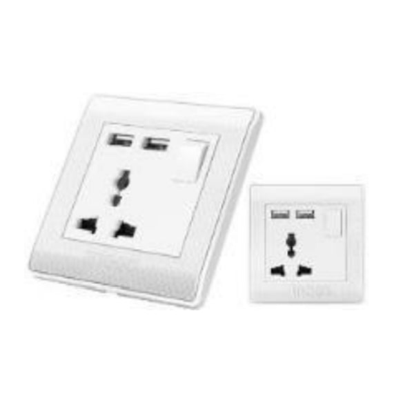 HESST1116AUSINGCOUniversal Socket With USB Outlet