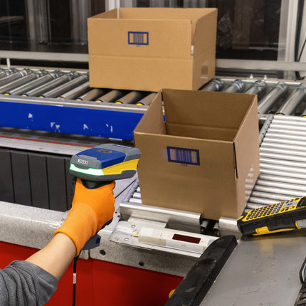 V2200 Industrial Wired Barcode Reader  USBA 3m Coiled Cable