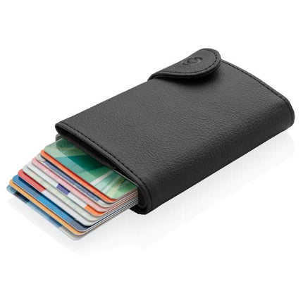 LASN 631Toolmart GiftsVATRA - c - secure PU RFID Card Holder & Wallet Black