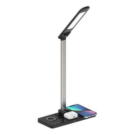 ITWC 1145Toolmart GiftsVELES - @memorii 3 in 1 Wireless Charger with Desk Lamp - Black