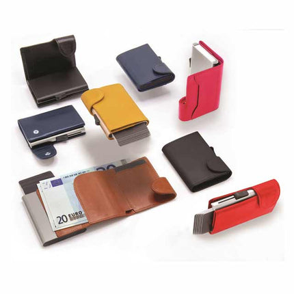 LASN 604Toolmart GiftsVITL - SANTHOME PU Cardholder Wallet Camel