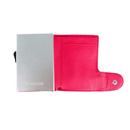 LASN 603Toolmart GiftsVITL - SANTHOME PU Cardholder Wallet Pink