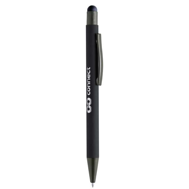 WIMP 265Toolmart GiftsVOJENS - Giftology Metal Soft - touch Ballpen with Stylus - Black