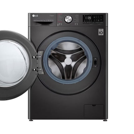 LG,WDV9142BRP,10.5/7kg Front Load Washer & Dryer, AI DD™, TurboWash™360˚, Black Steel Color