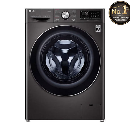 LG,WV9142BRP,10.5kg Front Load Washing Machine, AI DD, TurboWash 360˚, Black Steel Color