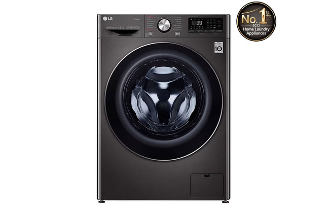 LG,WV9142BRP,10.5kg Front Load Washing Machine, AI DD, TurboWash 360˚, Black Steel Color