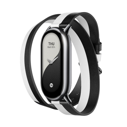 Xiaomi Smart Band 8 Double Wrap Strap Black & White , 6941812727928