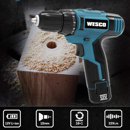 Cordless Drill Driver 12V - 10mm