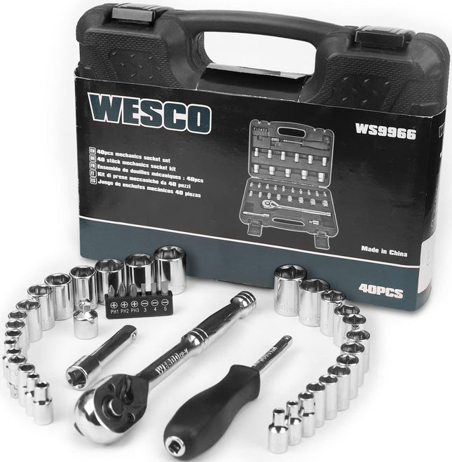 Socket Set - 40-Piece