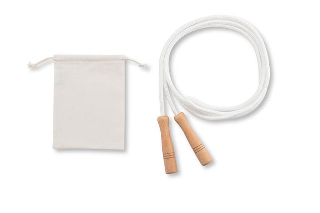 WNEN 165Toolmart GiftsXANTHI - Cotton Jumping Rope in a Cotton Pouch