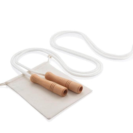 WNEN 165Toolmart GiftsXANTHI - Cotton Jumping Rope in a Cotton Pouch