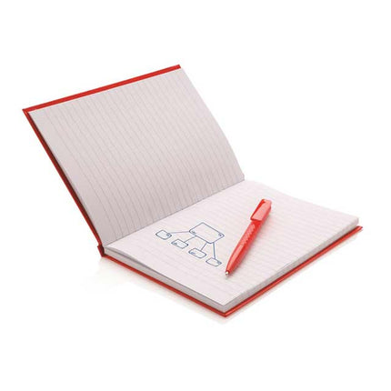 GSXD 113Toolmart GiftsXD A5 Hard Cover Notebook With Pen - Red