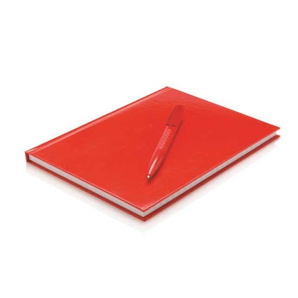 GSXD 113Toolmart GiftsXD A5 Hard Cover Notebook With Pen - Red