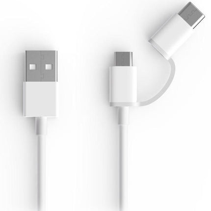 Mi 2-in-1 USB Cable | Micro USB to Type C (30cm)