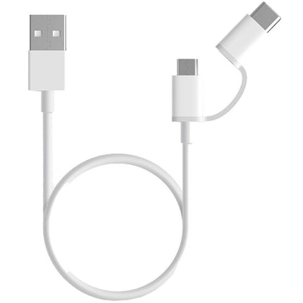 Mi 2-in-1 USB Cable | Micro USB to Type C (30cm)