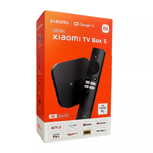 Xiaomi TV Box S 2nd GenxiaomiXiaomi TV Box S 2nd Gen 4K Ultra HD Streaming Device