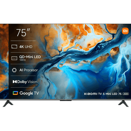 شاومي تي في S ميني 75 إنج LED 2025 | تلفزيون ذكي 4K