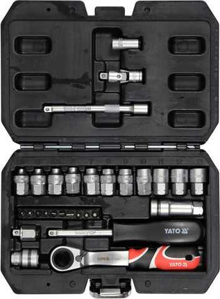 YT - 38650YatoYato Go Through Spline Socket Set 29PCS | YT - 38650