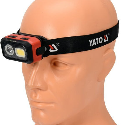 YT - 08593YatoYATO Professional Rechargeable Head Torch - YT - 08593