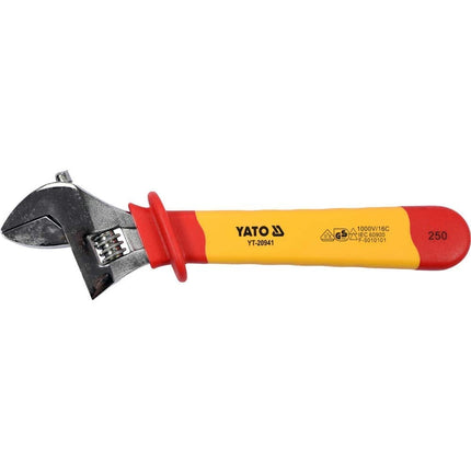 Yato Insulated Adjustable Wrench YT-20941 10"